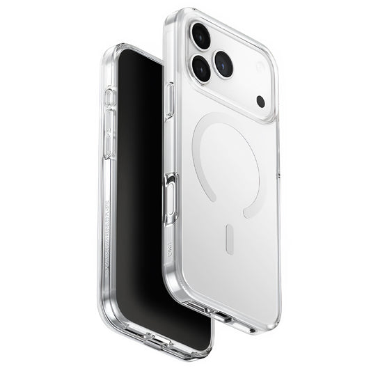 MagSafe Case for Apple iPhone 17 Pro Max, UNIQ, Clario MagClick, Transparent