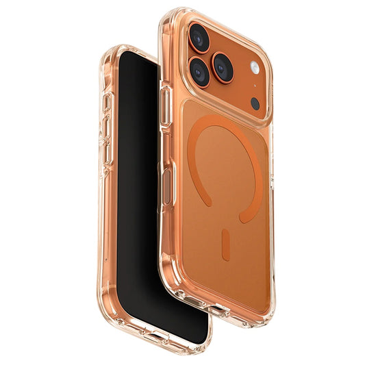 MagSafe Case for Apple iPhone 17 Pro Max, UNIQ, LifePro Xtreme MagClick, Orange