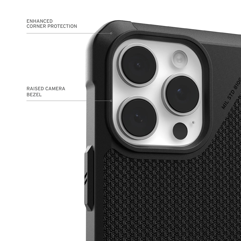 MagSafe Case for Apple iPhone 17 Pro Max, Urban Armor Gear, Metropolis LT Kevlar, Black