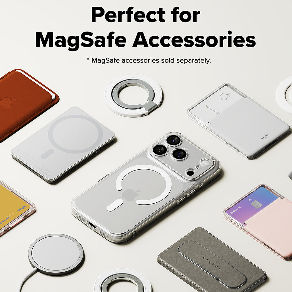 MagSafe Case for Apple iPhone 17 Pro, Ringke, Fusion, Transparent