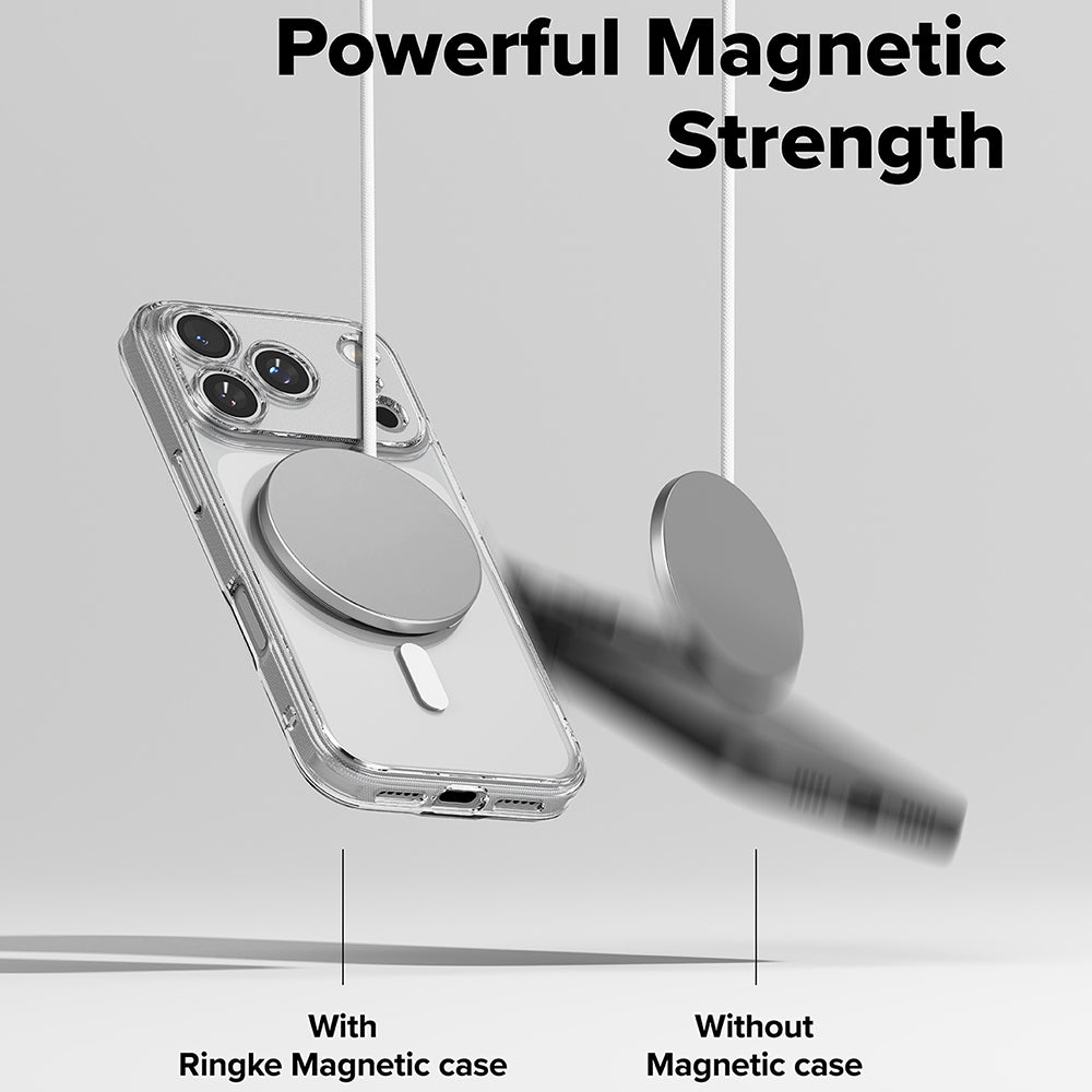 MagSafe Case for Apple iPhone 17 Pro, Ringke, Fusion, Transparent