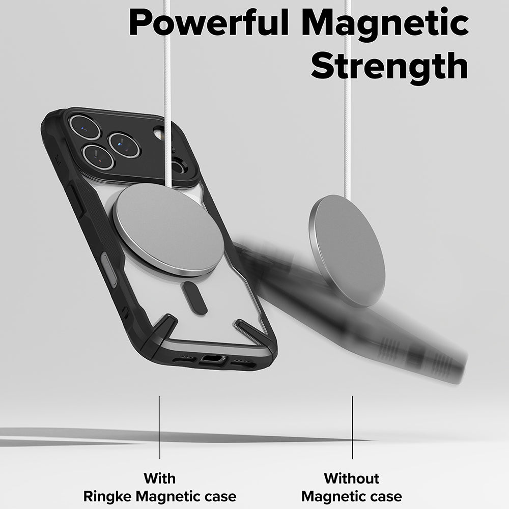 MagSafe Case for Apple iPhone 17 Pro, Ringke, Fusion X, Black