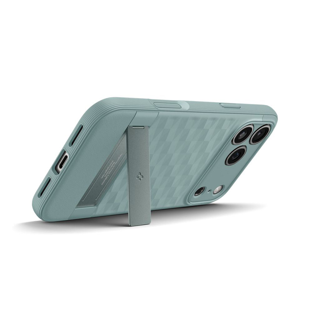 MagSafe Case for Apple iPhone 17 Pro, Spigen, Caseology Parallax S, Green