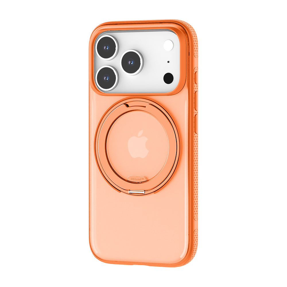 MagSafe Case for Apple iPhone 17 Pro, Torras, Ostand R Fitness, Orange