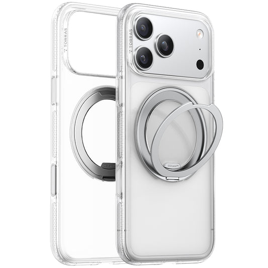 MagSafe Case for Apple iPhone 17 Pro, Torras, Ostand R Fitness, Transparent