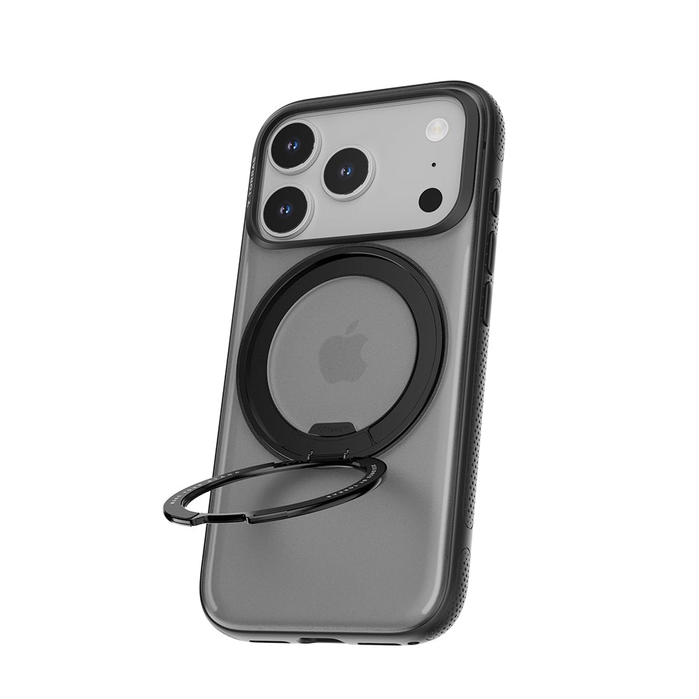 MagSafe Case for Apple iPhone 17 Pro, Torras, Ostand R Fitness, Transparent