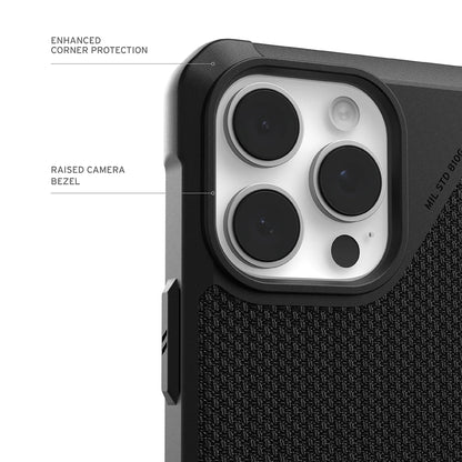 MagSafe Case for Apple iPhone 17 Pro, Urban Armor Gear, Metropolis LT Kevlar, Black