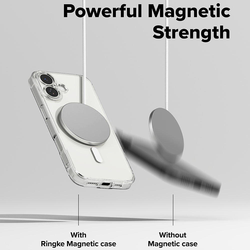 MagSafe Case for Apple iPhone 17, Ringke, Fusion, Transparent