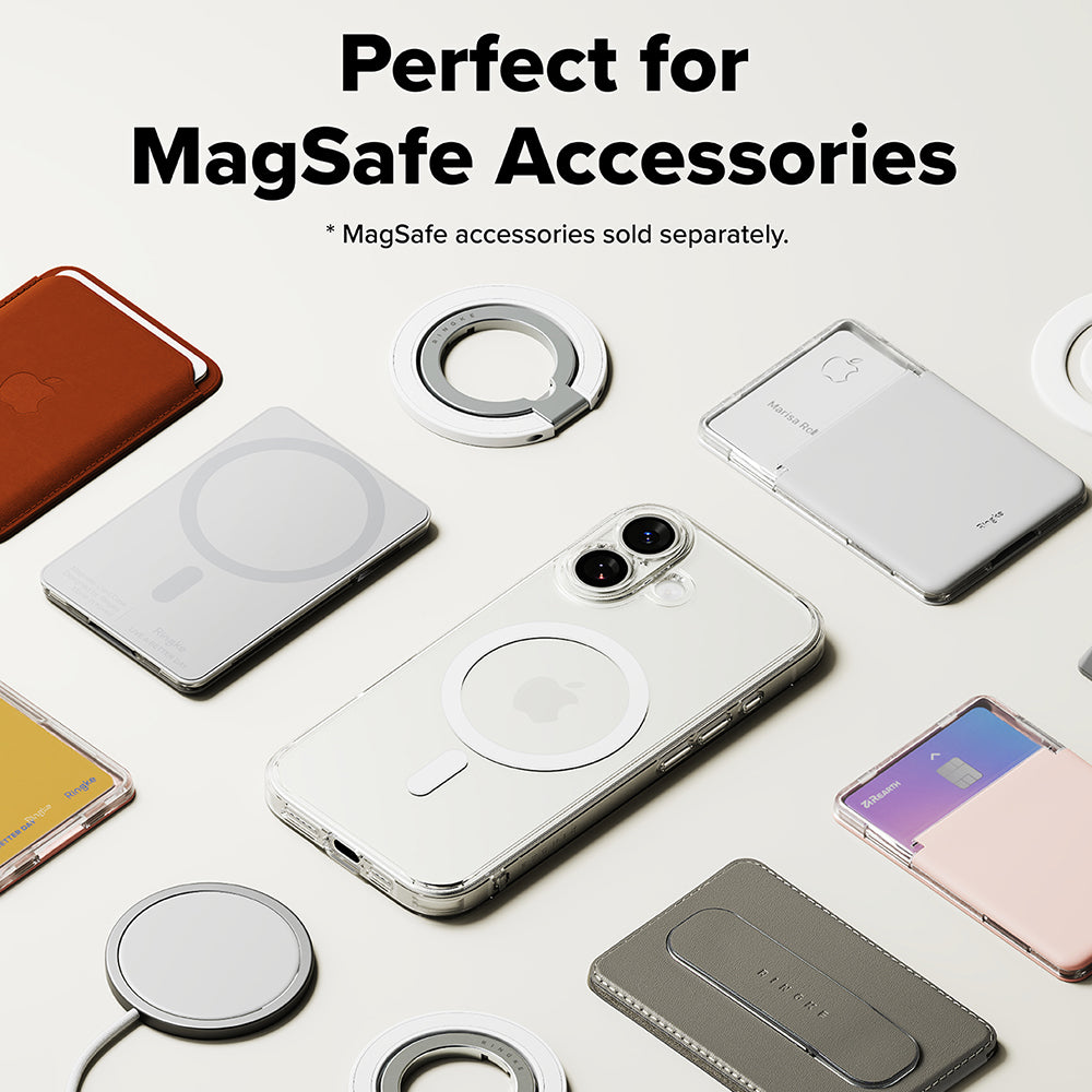 MagSafe Case for Apple iPhone 17, Ringke, Fusion, Transparent