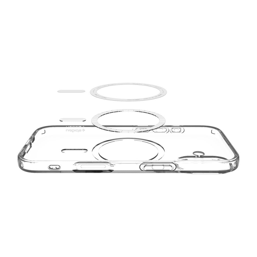 MagSafe Case for Apple iPhone 17, Spigen, Liquid Crystal, White
