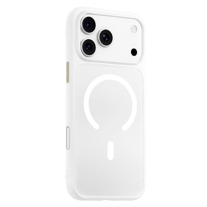 MagSafe Case for Apple iPhone 18 Pro / 17 Pro, Blueo, Skin-Friendly Anti-Drop, Satin White