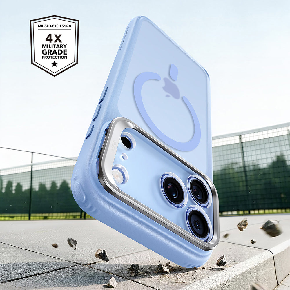 MagSafe Case for Apple iPhone 18 Pro / 17 Pro, ESR, Classic Hybrid Kickstand, Satin Blue