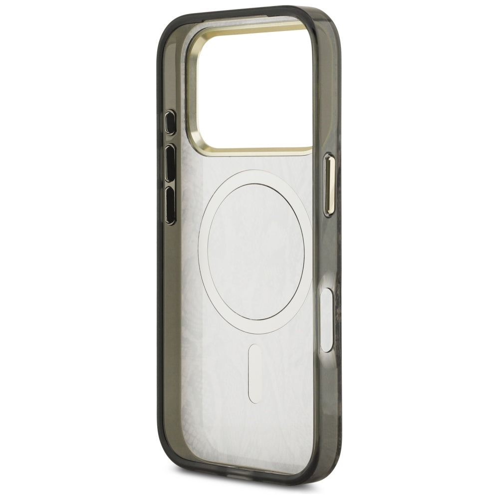 MagSafe Case for Apple iPhone 18 Pro / 17 Pro, Guess, Python Pattern, Brown