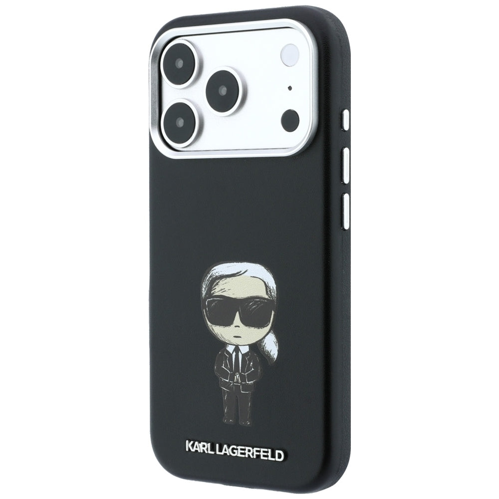 MagSafe Case for Apple iPhone 18 Pro / 17 Pro, Karl Lagerfeld, Ikonik Sketch, Black