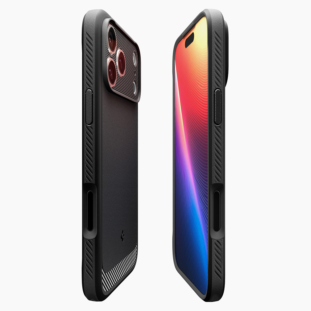 MagSafe Case for Apple iPhone 18 Pro / 17 Pro, Spigen, Rugged Armor, Matte Black ACS12147