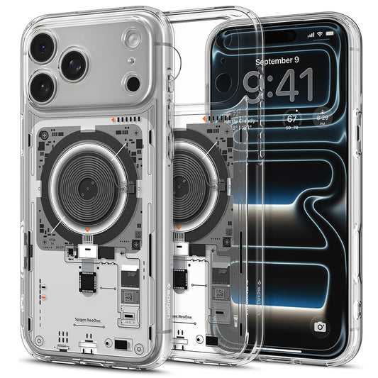 MagSafe Case for Apple iPhone 18 Pro / 17 Pro, Spigen, Ultra Hybrid Neo One, Transparent ACS12166