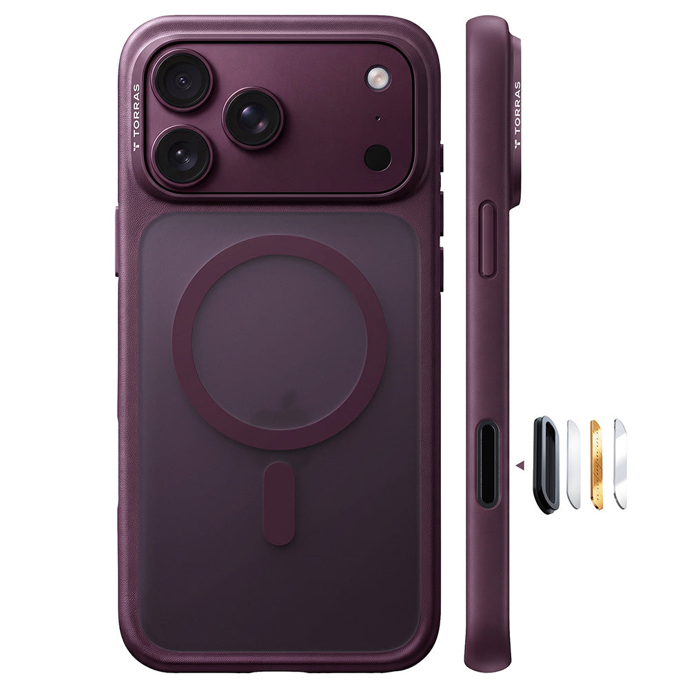 MagSafe Case for Apple iPhone 18 Pro / 17 Pro, Torras, Guardian, Purple