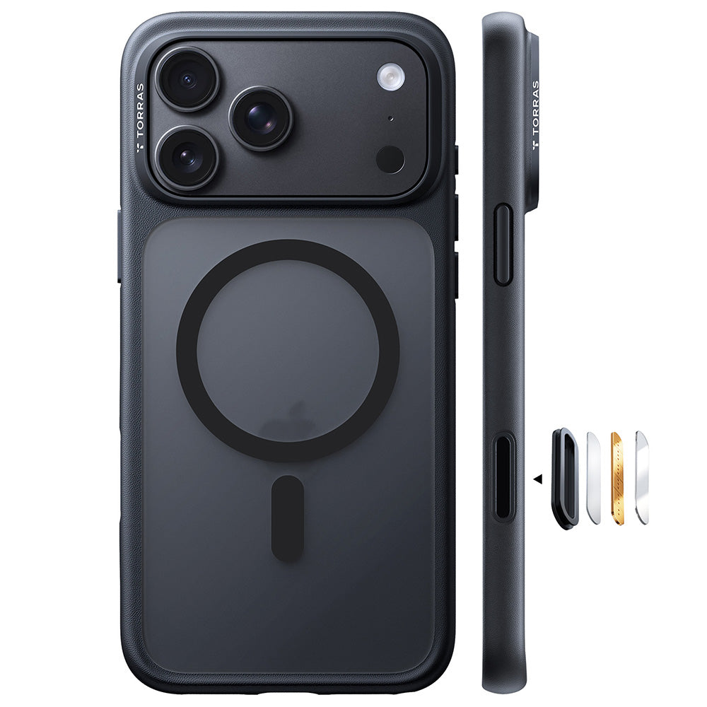 MagSafe Case for Apple iPhone 18 Pro / 17 Pro, Torras, Guardian, Black