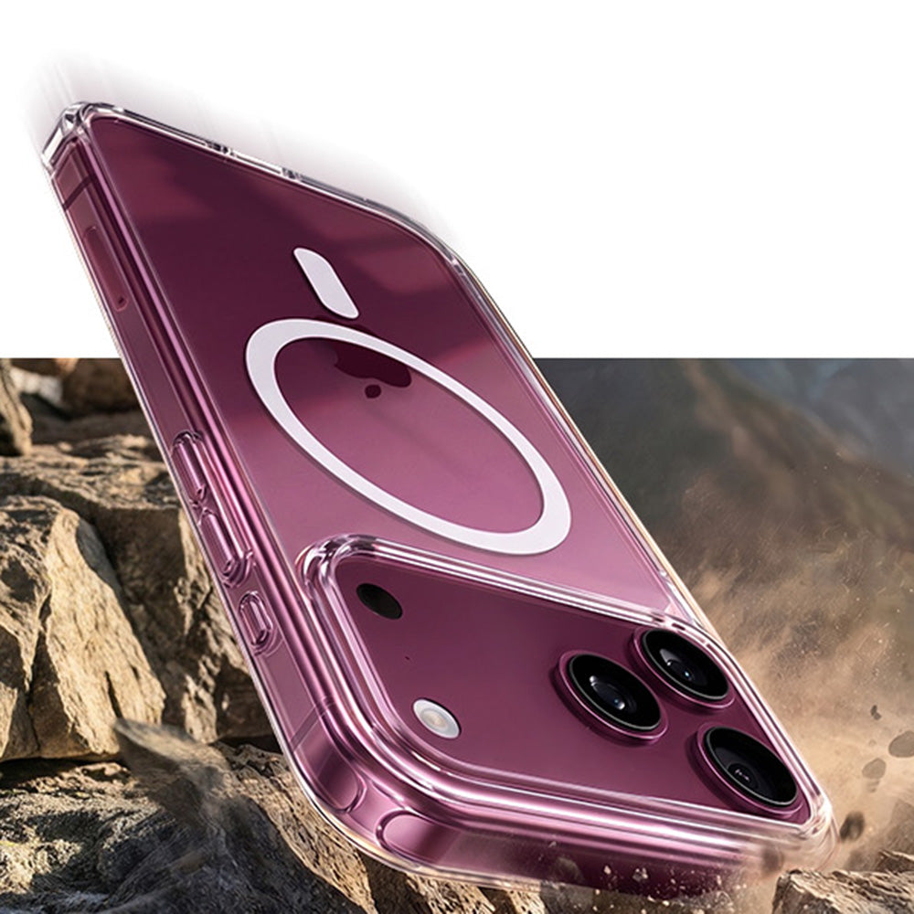 MagSafe Case for Apple iPhone 18 Pro / 17 Pro, Torras, Guardian, Transparent