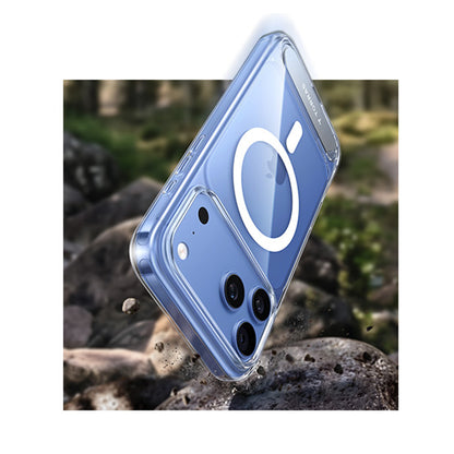 MagSafe Case for Apple iPhone 18 Pro / 17 Pro, Torras, Ostand L1 Guardian, Transparent