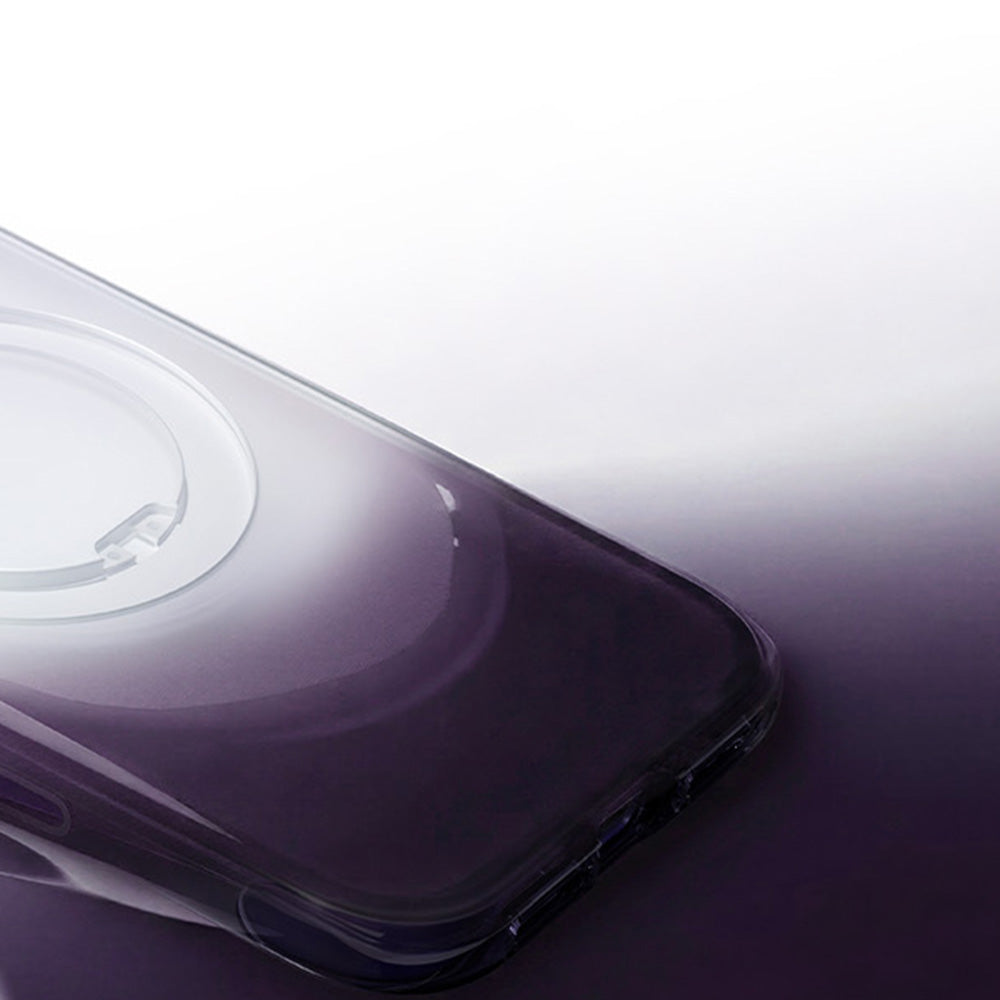 MagSafe Case for Apple iPhone 18 Pro / 17 Pro, Torras, Ostand O3 Air Gradient, Violet Orange