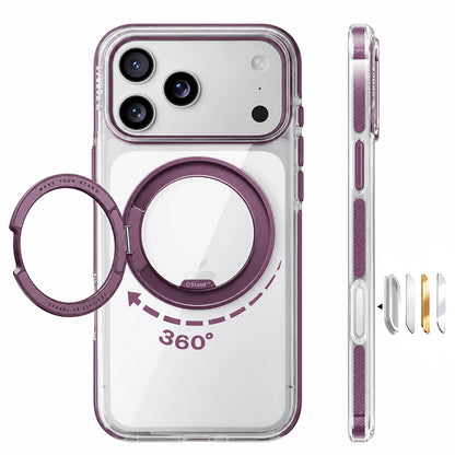 MagSafe Case for Apple iPhone 18 Pro / 17 Pro, Torras, Ostand O3 Light, Purple
