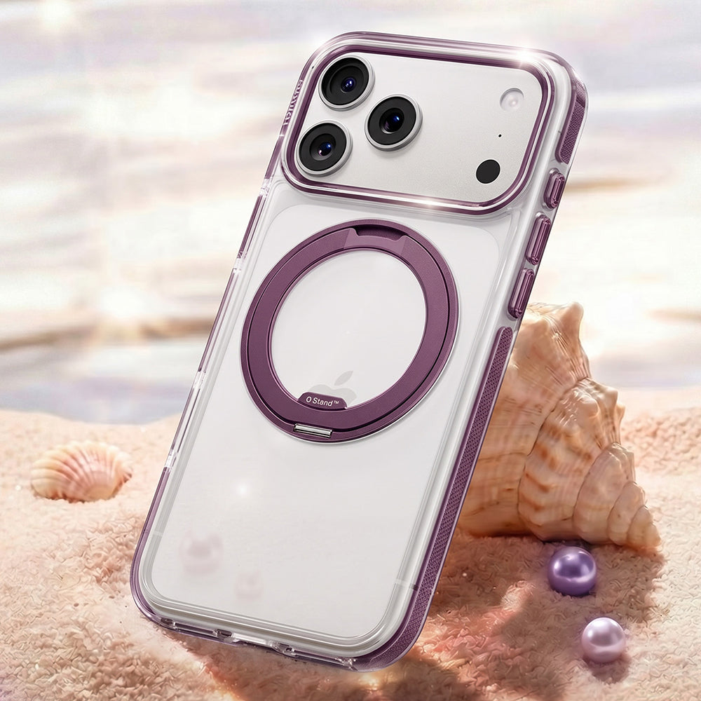 MagSafe Case for Apple iPhone 18 Pro / 17 Pro, Torras, Ostand O3 Light, Purple