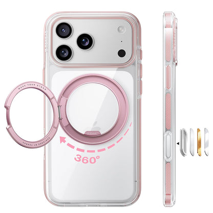 MagSafe Case for Apple iPhone 18 Pro / 17 Pro, Torras, Ostand O3 Light, Pink
