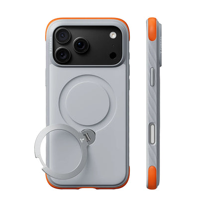 MagSafe Case for Apple iPhone 18 Pro / 17 Pro, Torras, Ostand Q3 Rugged, White
