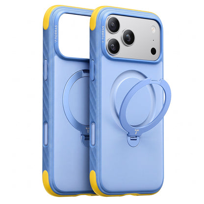 MagSafe Case for Apple iPhone 18 Pro / 17 Pro, Torras, Ostand Q3 Rugged, Blue