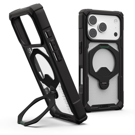 MagSafe Case for Apple iPhone 18 Pro / 17 Pro, Urban Armor Gear, Plasma XTE, Transparent Black