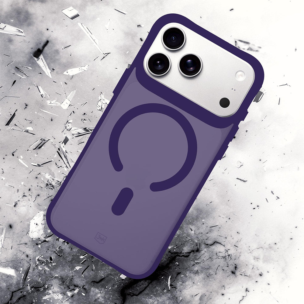 MagSafe Case for Apple iPhone 18 Pro Max / 17 Pro Max, 3MK, Smoke MagCase, Purple