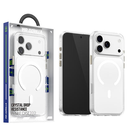 MagSafe Case for Apple iPhone 18 Pro Max / 17 Pro Max, Blueo, Crystal+ Anti-Drop, Transparent