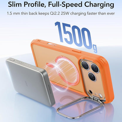 MagSafe Case for Apple iPhone 18 Pro Max / 17 Pro Max, ESR, Classic Hybrid Kickstand, Satin Orange