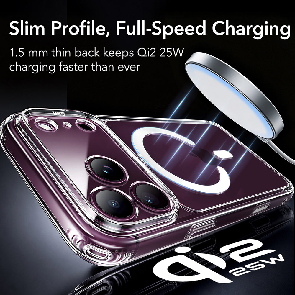 MagSafe Case for Apple iPhone 18 Pro Max / 17 Pro Max, ESR, Classic Hybrid, Transparent
