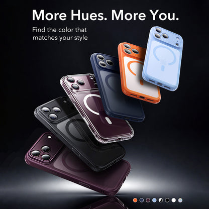 MagSafe Case for Apple iPhone 18 Pro Max / 17 Pro Max, ESR, Classic Hybrid, Dark Satin Burgundy