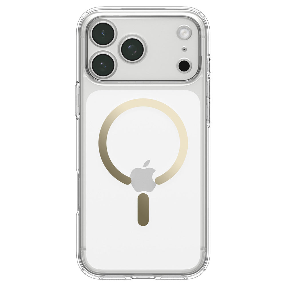 MagSafe Case for Apple iPhone 18 Pro Max / 17 Pro Max, Spigen, Ultra Hybrid, Transparent Gold ACS12120