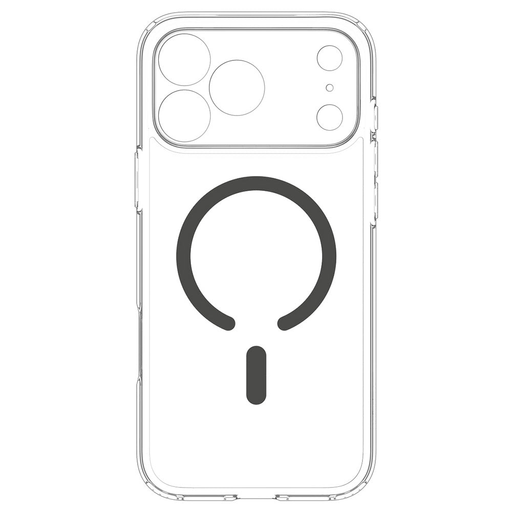MagSafe Case for Apple iPhone 18 Pro Max / 17 Pro Max, Spigen, Ultra Hybrid, Transparent Gray ACS12119