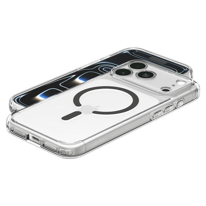 MagSafe Case for Apple iPhone 18 Pro Max / 17 Pro Max, Spigen, Ultra Hybrid, Transparent Gray ACS12119