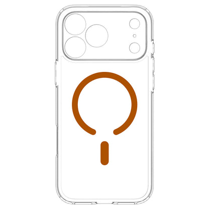 MagSafe Case for Apple iPhone 18 Pro Max / 17 Pro Max, Spigen, Ultra Hybrid, Transparent Orange ACS12122