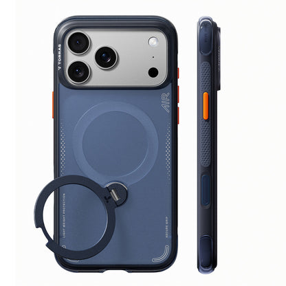MagSafe Case for Apple iPhone 18 Pro Max / 17 Pro Max, Torras, Ostand Q3 Air, Dark Blue