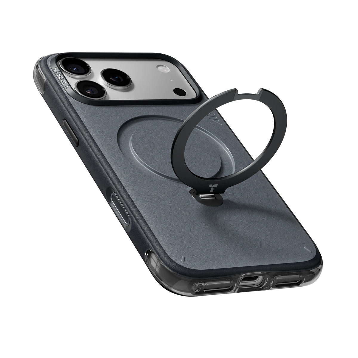 MagSafe Case for Apple iPhone 18 Pro Max / 17 Pro Max, Torras, Ostand Q3 Air Essential, Black