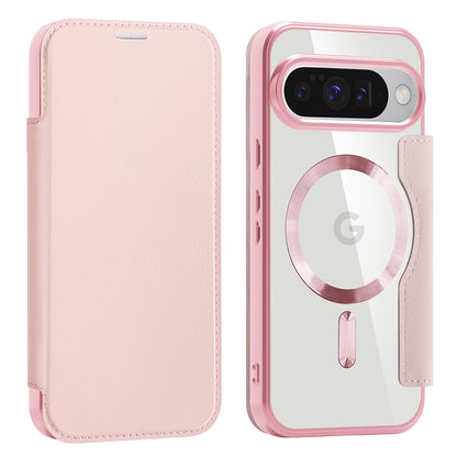 MagSafe Case for Google Pixel 10 Pro / 10, Techsuit, SmartMag Book, Pink