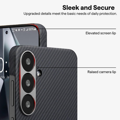 MagSafe Case for Google Pixel 10 Pro / 10, Techsuit, Aramid Fiber, Black