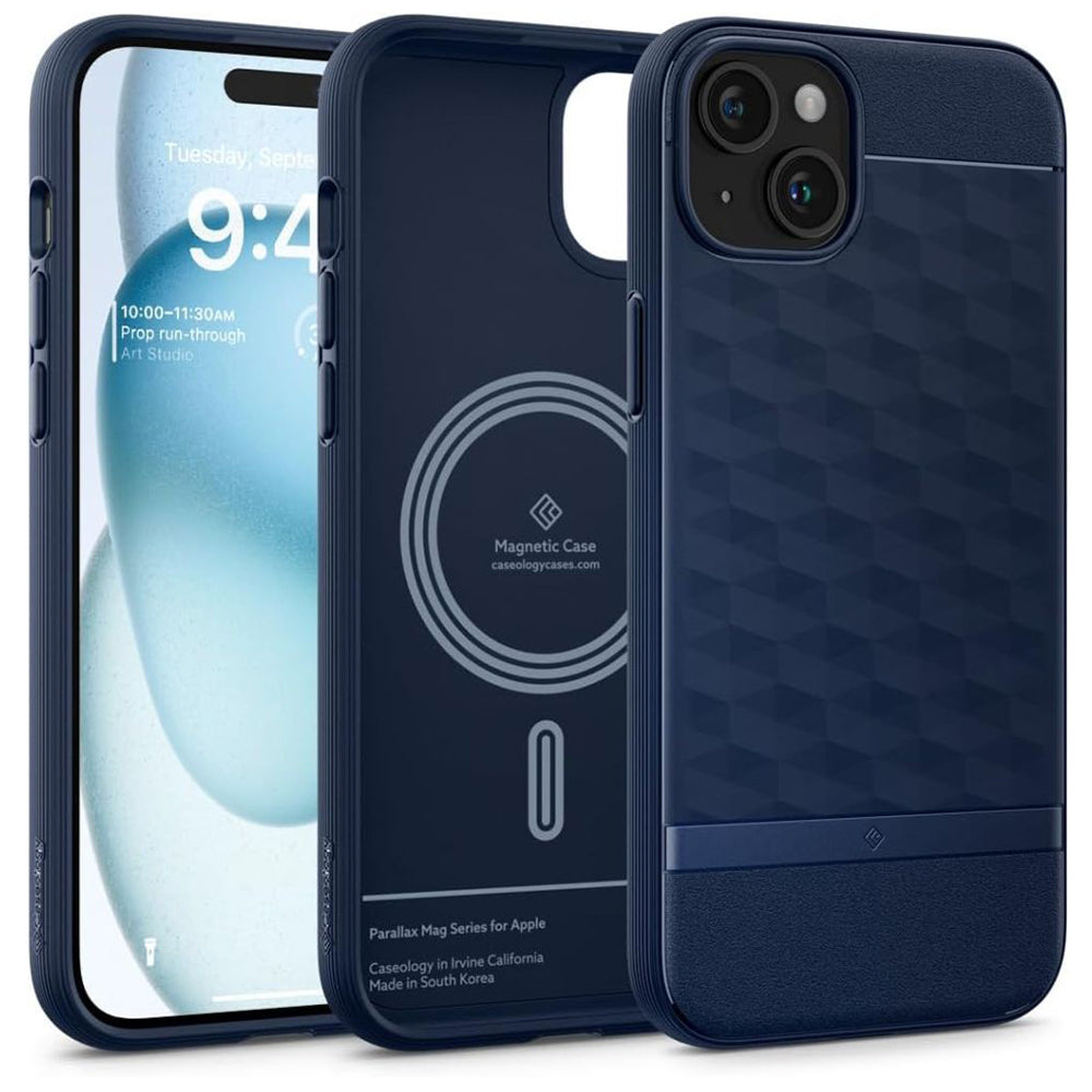 MagSafe Case for Google Pixel 10 Pro XL, Spigen, Caseology Parallax, Blue ACS09733