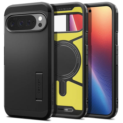 MagSafe Case for Google Pixel 10 Pro XL, Spigen, Tough Armor, Black ACS09728