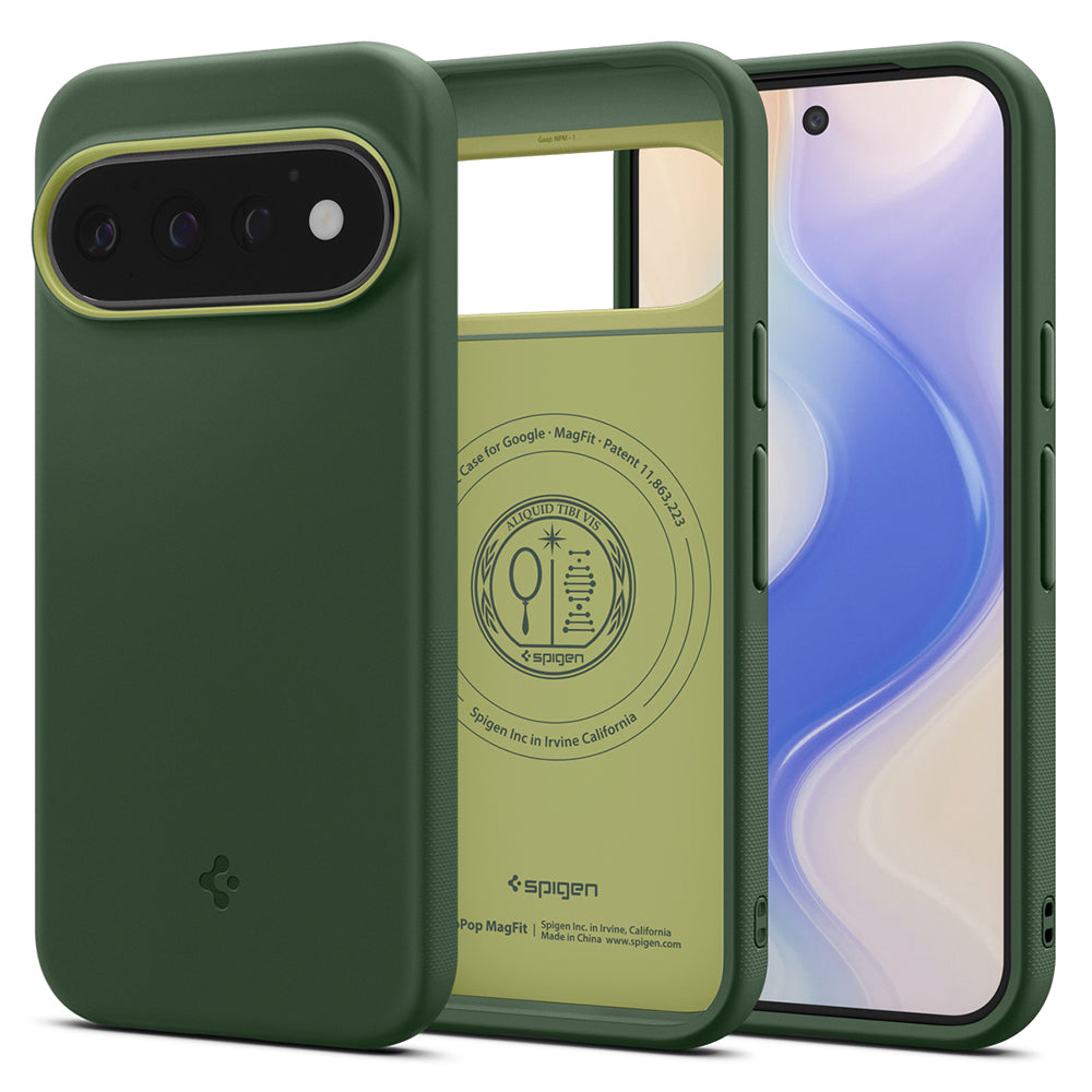 MagSafe Case for Google Pixel 11 Pro, Spigen, Caseology Nano Pop, Green ACS11436