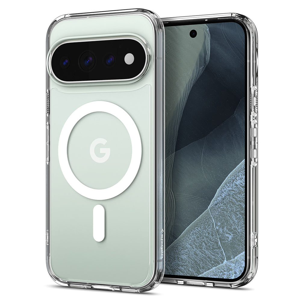 MagSafe Case for Google Pixel 11 Pro, Spigen, Ultra Hybrid, White Transparent ACS11431