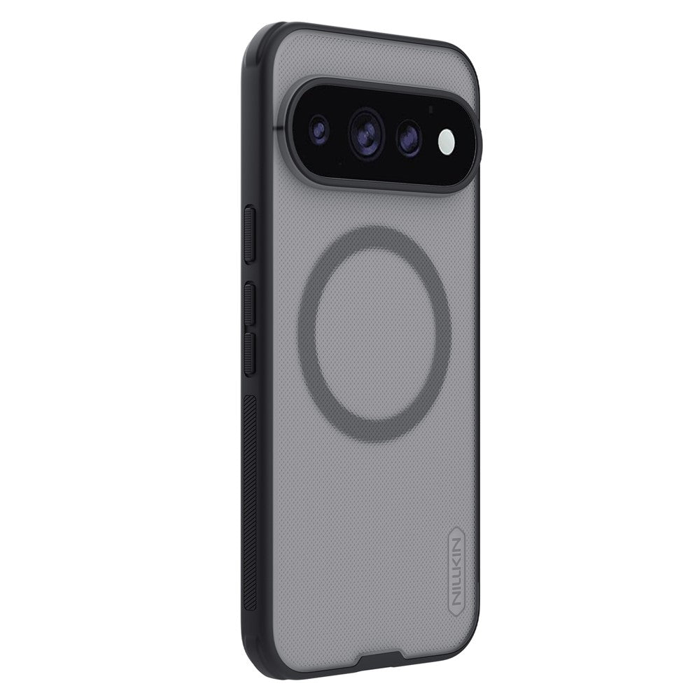 MagSafe Case for Google Pixel 11 Pro XL, Nillkin Super Shield Pro, Satin Transparent Black