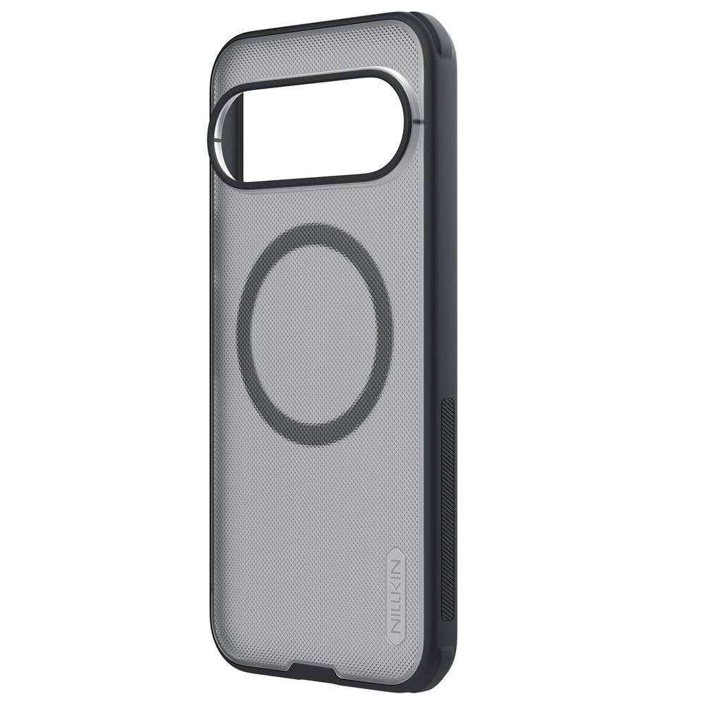 MagSafe Case for Google Pixel 11 Pro XL, Nillkin Super Shield Pro, Satin Transparent Black